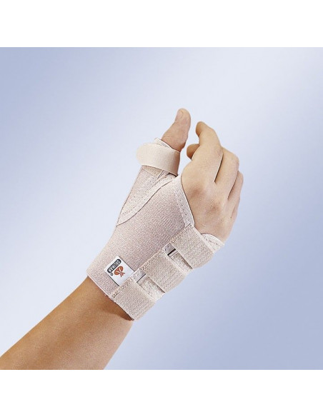 Munequera elastica de pulgar abierta con ferula