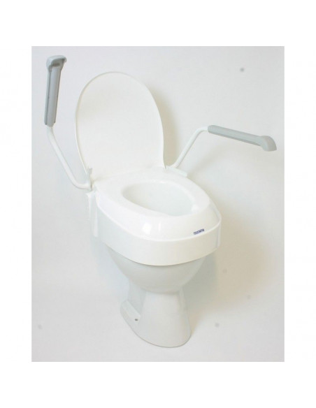 Elevador WC AQUATEC ajustable en altura con reposabrazos