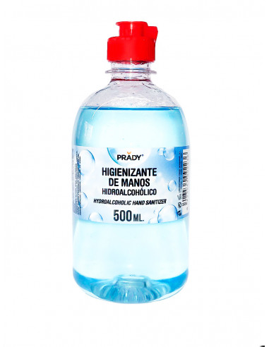 Higienizante de manos hidroalcoholico 500 ml.