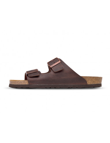 Sandalia hombre marron