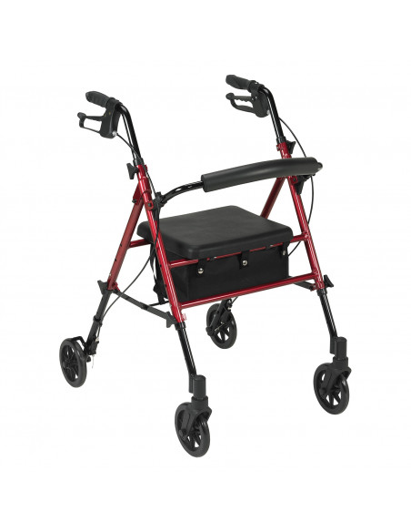 Andador con ruedas asiento regulable en altura HI-LOW 3