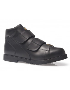 Botin para ferula unisex con cierre ajustable en negro