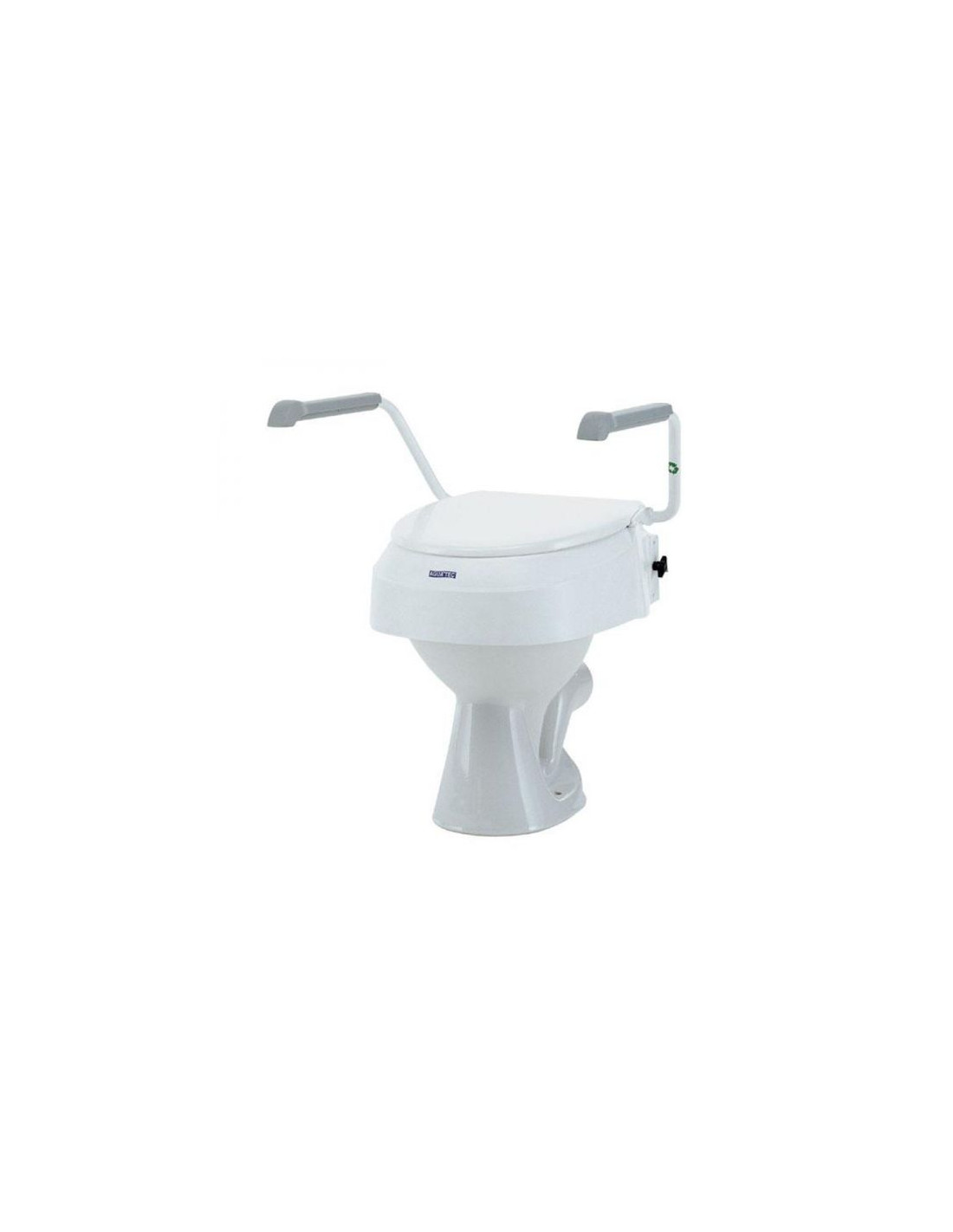 Elevador WC AQUATEC ajustable en altura con reposabrazos