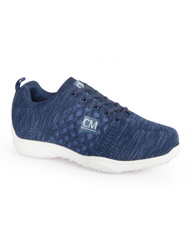 Zapatilla deportiva hombre para el pie diabetico azul