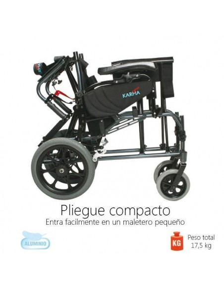 SILLA DE RUEDAS BASCULANTE PLEGABLE VIP 1