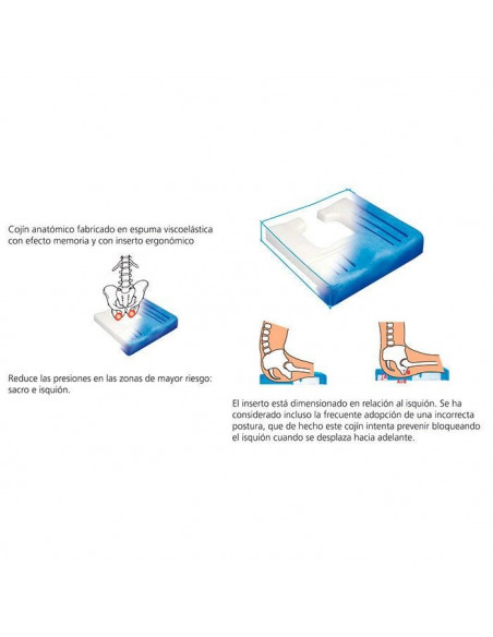 Cojín ergonómico Viscoflex Plus 1