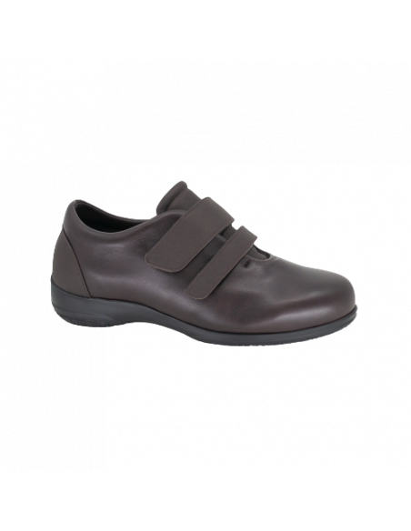 Calzado senora lisa velcro ELASTIC marron