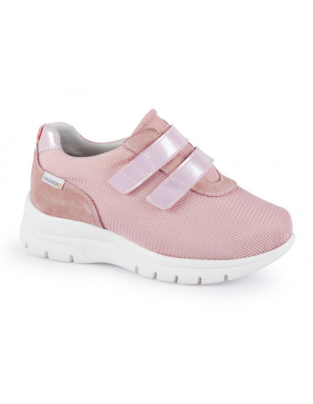 Zapatilla de verano con capacidad extra para plantillas rosa