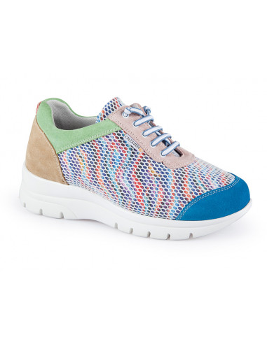 Zapatilla multicolor para personas diabeticas