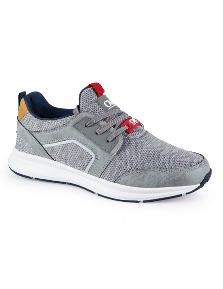 Zapatilla de hombre multicolor con plantilla extraible gris