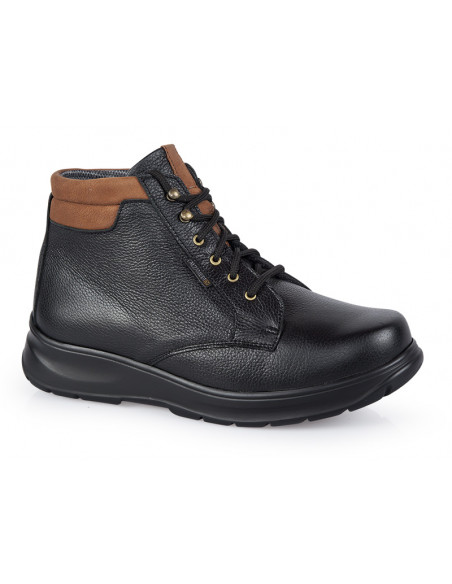 Bota de caballero para diabetico Waterproof negro