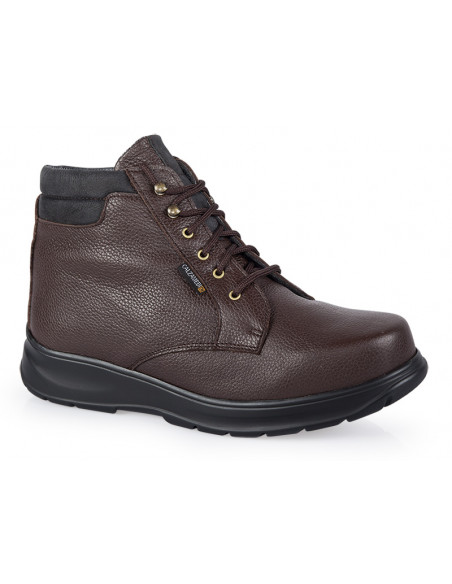 Bota de caballero para diabetico Waterproof marron