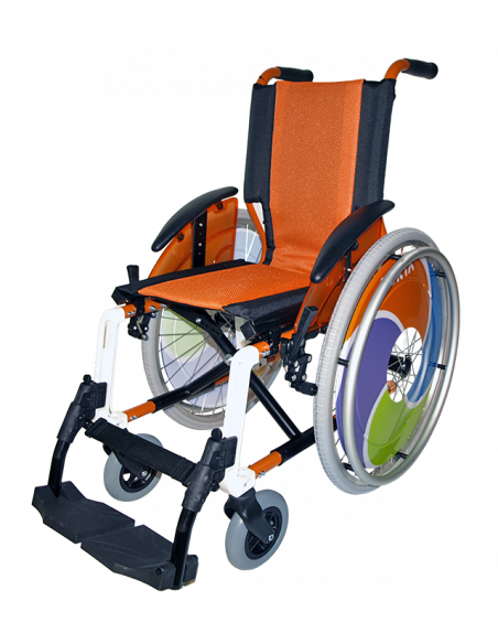 Silla de ruedas infantil Line FORTA naranja