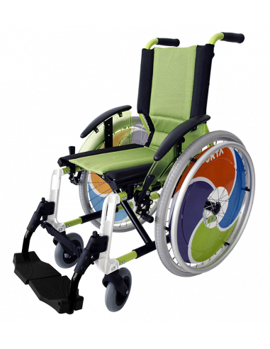 Silla de ruedas infantil Line FORTA pistacho