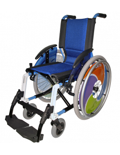 Silla de ruedas infantil Line FORTA azul