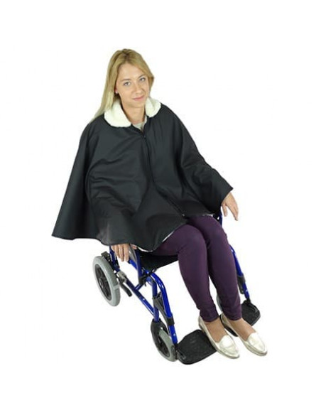 Capa termorreguladora impermeable para silla de ruedas