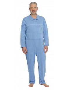 Pijama antipanal azul jeans de Ayudas Dinamicas