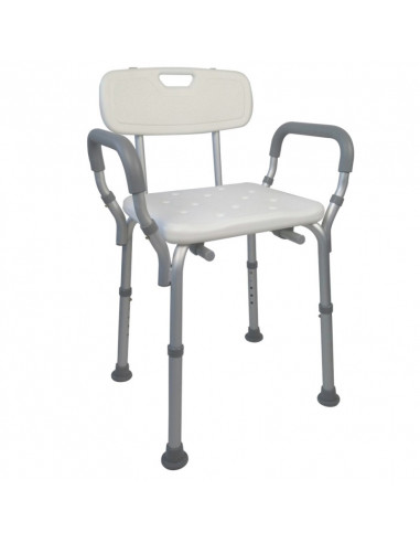 Silla plegable Porto abatible para duchas para clínicas - ALUX Soluciones