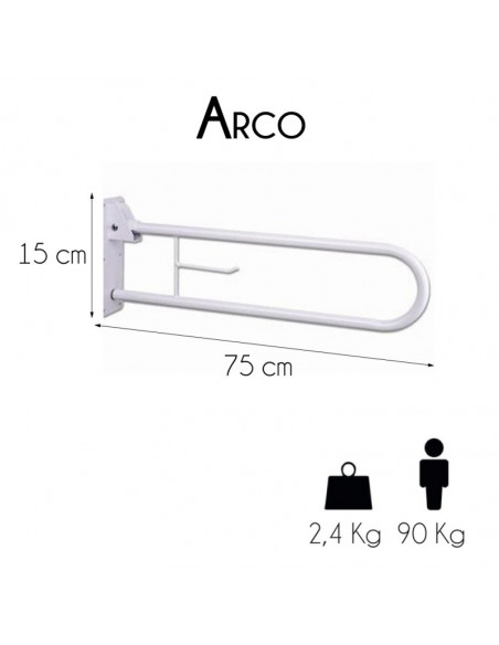 Barra abatible de bano ARCO 1