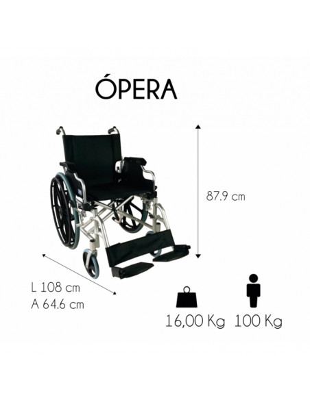 Silla de ruedas ligera OPERA 3