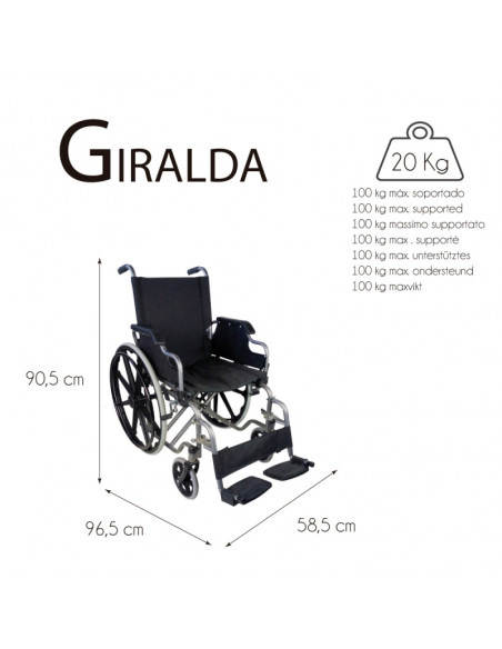 Silla de ruedas estandar GIRALDA 4