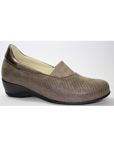 Zapato de mujer con cuna y pala lycra elastica MICHIGAN