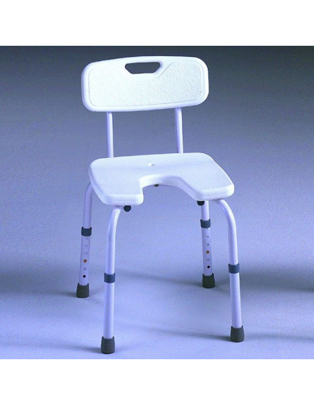 Silla de ducha con asiento en u Samba