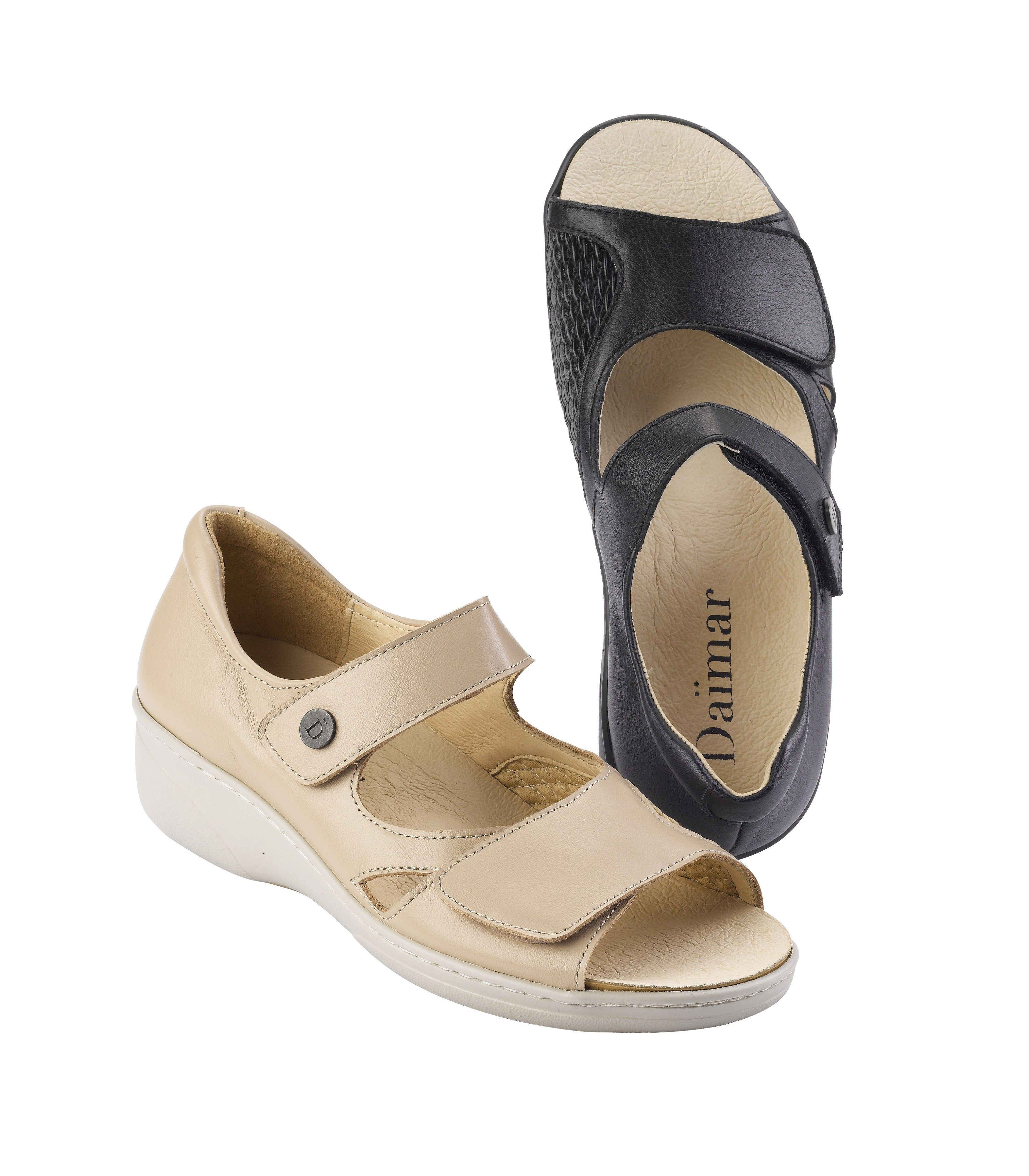 Sandalia ligera para pies anchos especial juanetes de Daimar